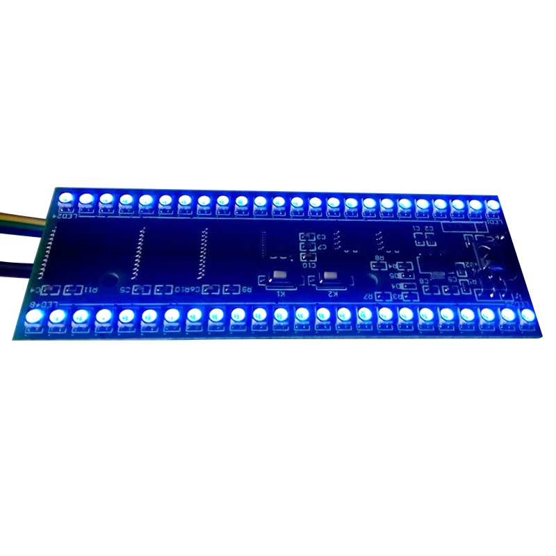 AIYIMA 5 в RGB светодиодный индикатор уровня звука VU Meter двухканальный 24 MP3 ПК динамик