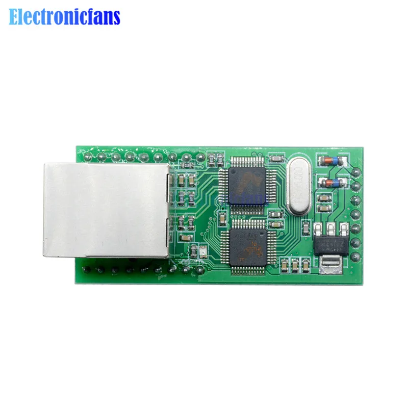 Ethernet к TTL RS232 последовательный ТТЛ-ТТЛ TCP / IP RJ45 UDP сетевой преобразователь модуль