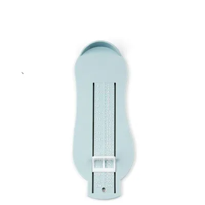 Blue Children Foot Measure Gauge Shoes Size Measuring Ruler Tool Available ABS Baby Car Adjustable Range 0-20cm size - Color: Blue