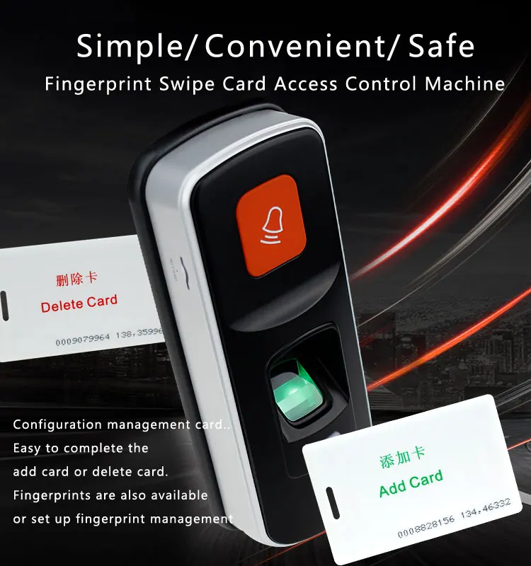 RFID автономный считыватель отпечатков пальцев, считыватель отпечатков пальцев, биометрический контроллер доступа, Открыватель двери, поддержка SD карты
