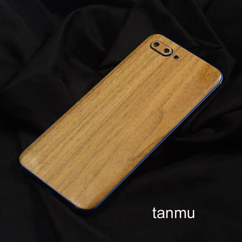 2018 New Wood Grain Back Sticker Film Protective Phone Wrap Skins Paste Membrane for Huawei Honor 10 |