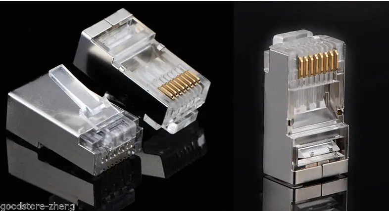 Модульный разъем RJ45 100 шт./лот|cat6 shielded rj45|shield connectorconnector rj45 |