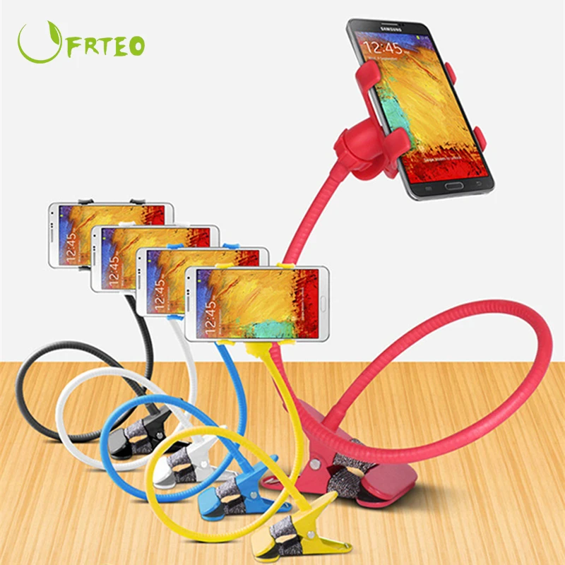 

Senior Metal Rotation Lazy Holder Long Arm Flexible Bed Desk Phone Holder For iPhone Adjustable Mount Stand Mobile Phone Holder