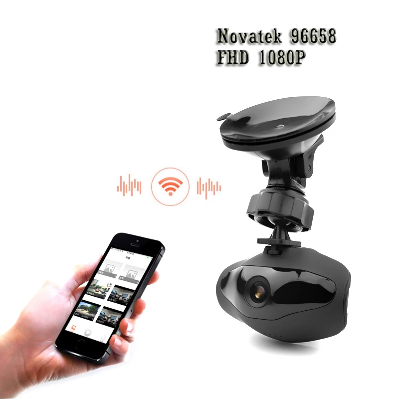 Full HD Dash Cam-Угол обзора 170 градусов датчик Sony Wi-Fi ЖК-экран 1 5 дюйма g-сенсор