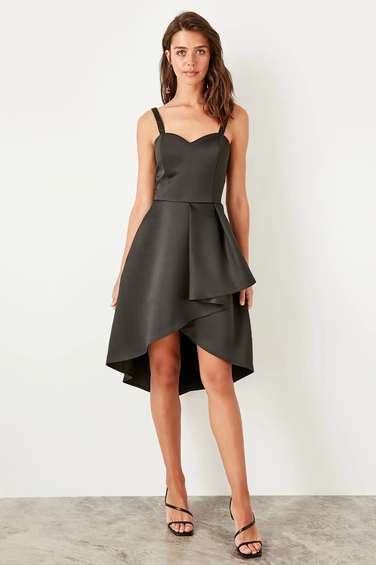 Trendyol Black Halter Dress TPRSS19DE0038 | Женская одежда