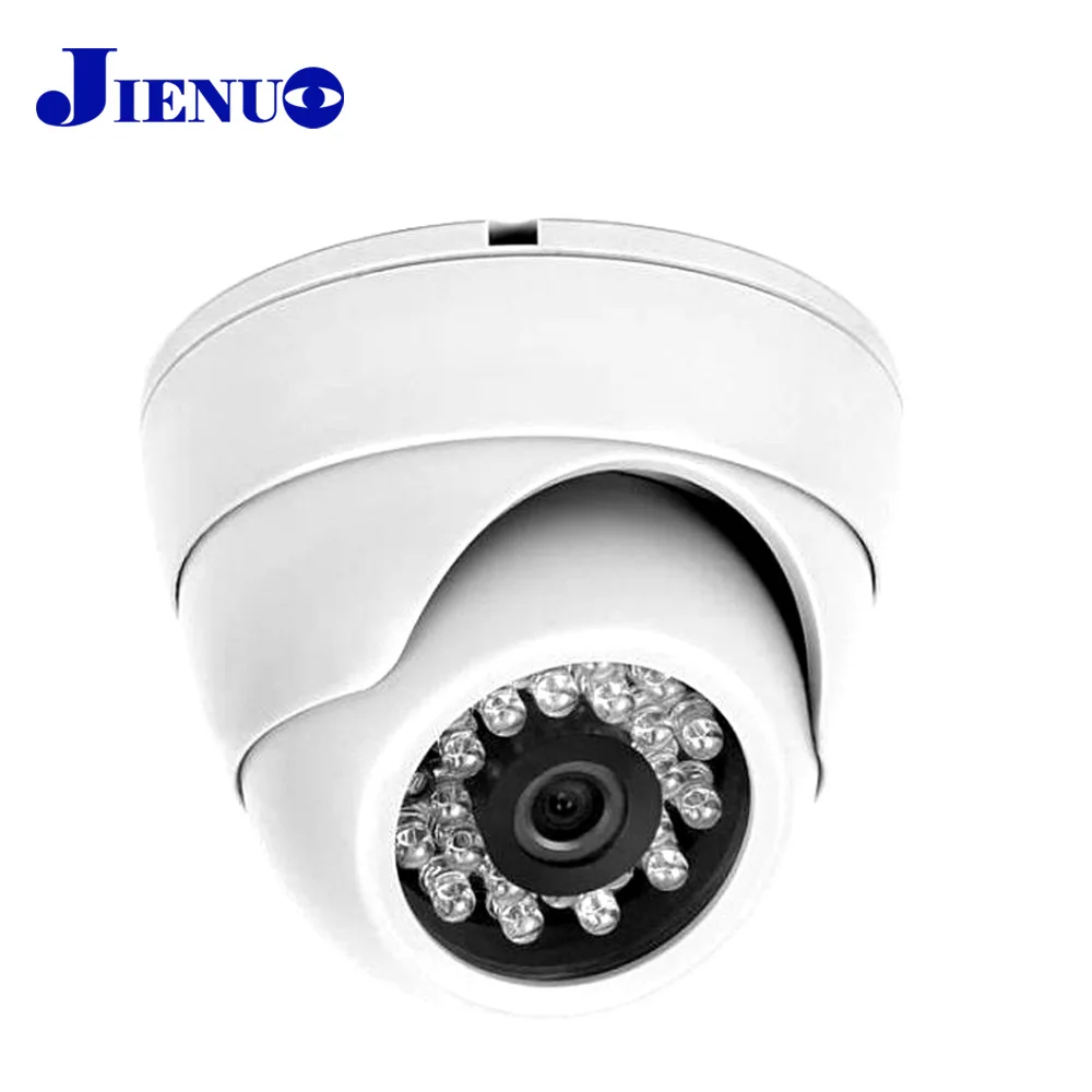 Фото JIENU камера видеонаблюдения 1920*1080 ip 1080P белая купольная мини-камера p2p инфракрасная