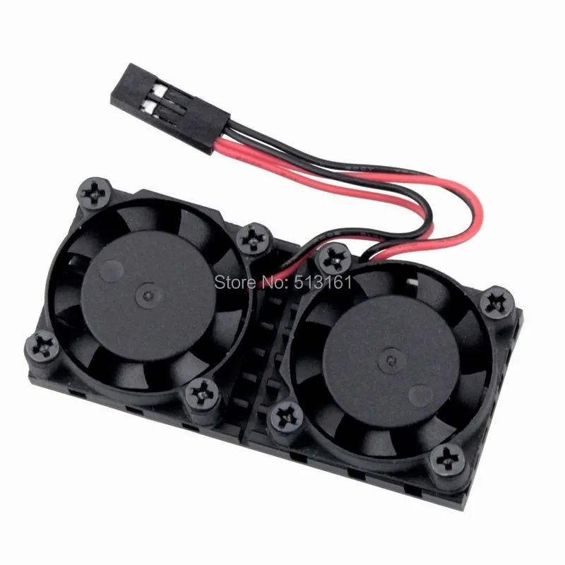 20 шт. Gdstime Ultimate Raspberry Dual Fan Heatsink Cooler Double Cooling для Pi 3/2/NESPI Case | Компьютеры и офис