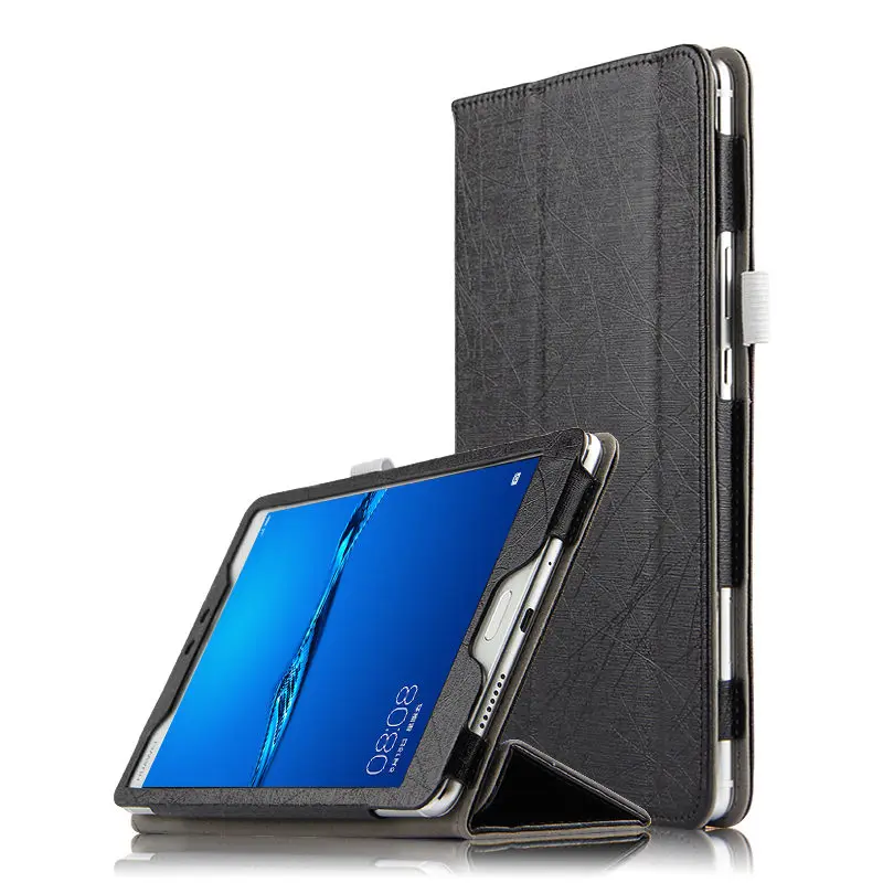 M3 lite 8 Black Чехол для huawei MediaPad M3 lite чехол Крышка M3 lite 8 Кожаный Защитный протектор 8,0 дюймов CPN-L09 CPN-W09 CPN-AL00 планшетный ПК чехол - Цвет: M3 lite 8 Black