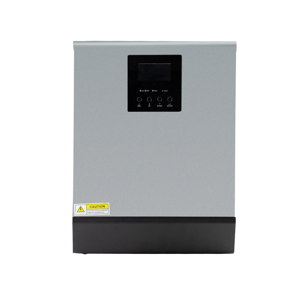 PowMr 3KVA солнечный инвертор 2400 Вт 24 В 220 В Гибридный Инвертор Чистая синусоида 25А MPPT контроллер солнечного зарядного устройства 30A AC