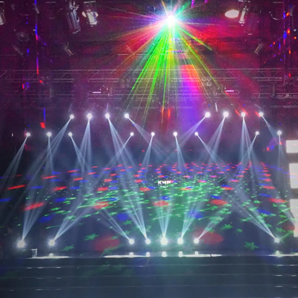 Светодиодный сценический свет дискотечный лазерный RGB DJ лампа диско шар звуковой
