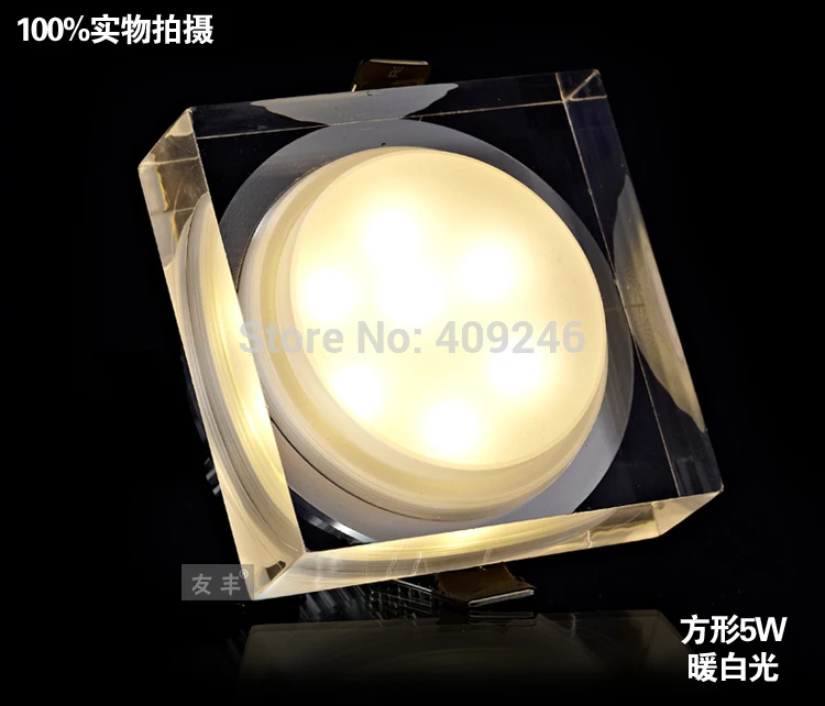 Потолочный Светильник направленного света квадратный критальный акриловый