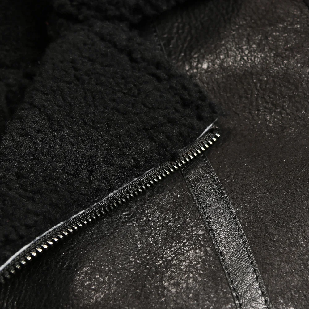 Новый дизайн 100% натуральный овечий мех мужской жилет из натуральной овчины