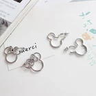 Женские серьги-гвоздики с Микки-Минни, милые мини-серьги в мультяшном стиле, 2020