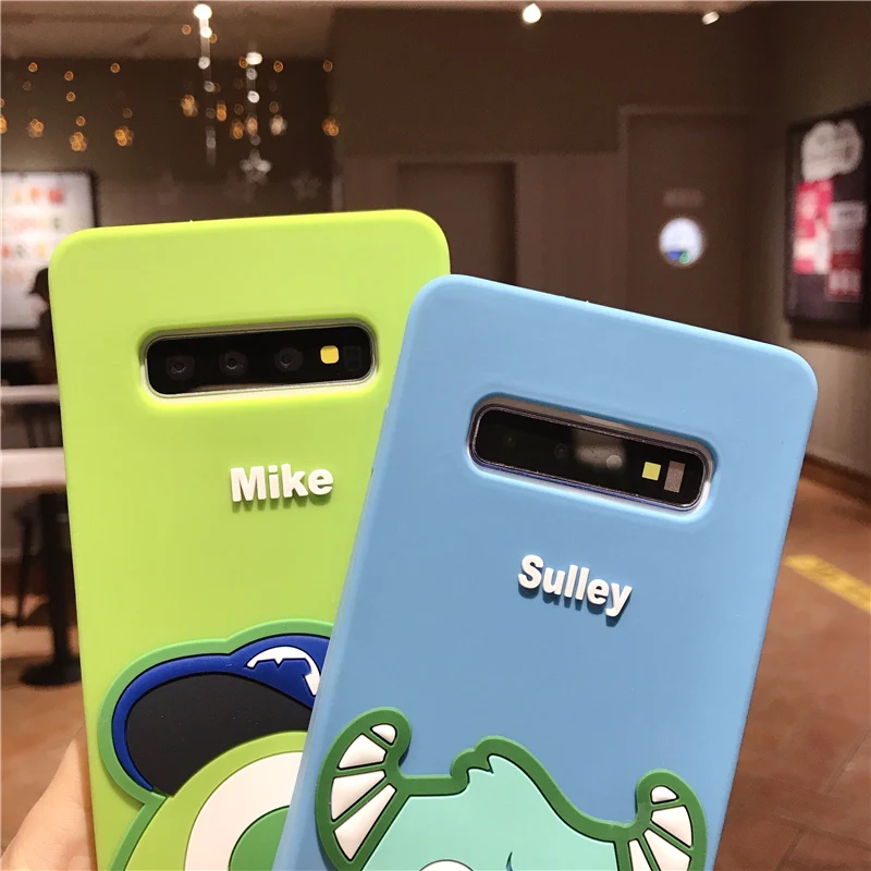 Мягкий чехол для телефона Sam S10 с милыми монстрами samsung Galaxy S9 plus S8 Note8 note 9 Sullivan Mr. Q mike