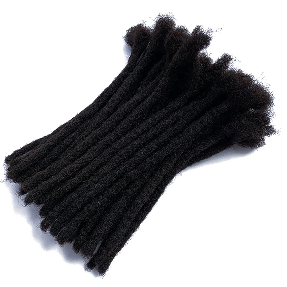 YONNA 100% Remy Human Hair Dreadlocks Extensions Full Handmade 0.8cm Width(1/3