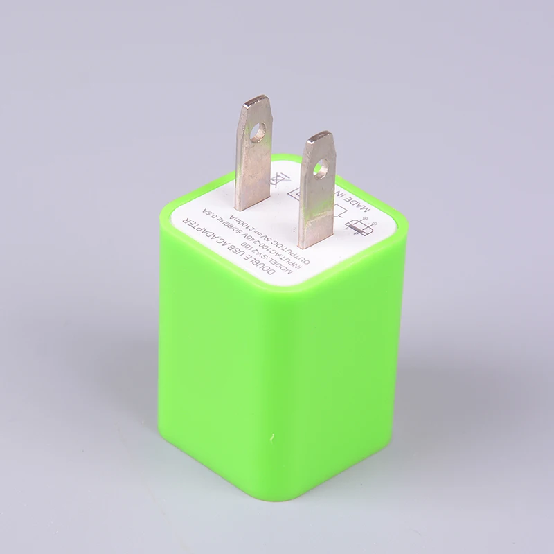Универсальное путешествие 5В 1A двойной 2 порта USB AC настенная стандартная вилка
