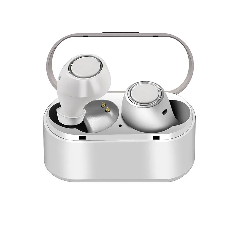 white Nasin, новинка, TWS26, Мини, Bluetooth 5,0, наушники, в уши, беспроводная гарнитура, стерео, наушники, Спортивная гарнитура с микрофоном для Xiaomi huawei - Цвет: white