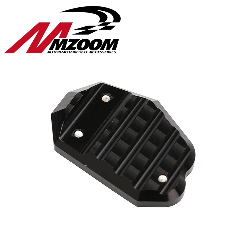 

CNC Aluminum Kickstand Sidestand Side Stand Enlarger Plate Pad For Kawasaki Z1000 Z1000SX ZX10R ER6N NINJA650 ZX6R Green