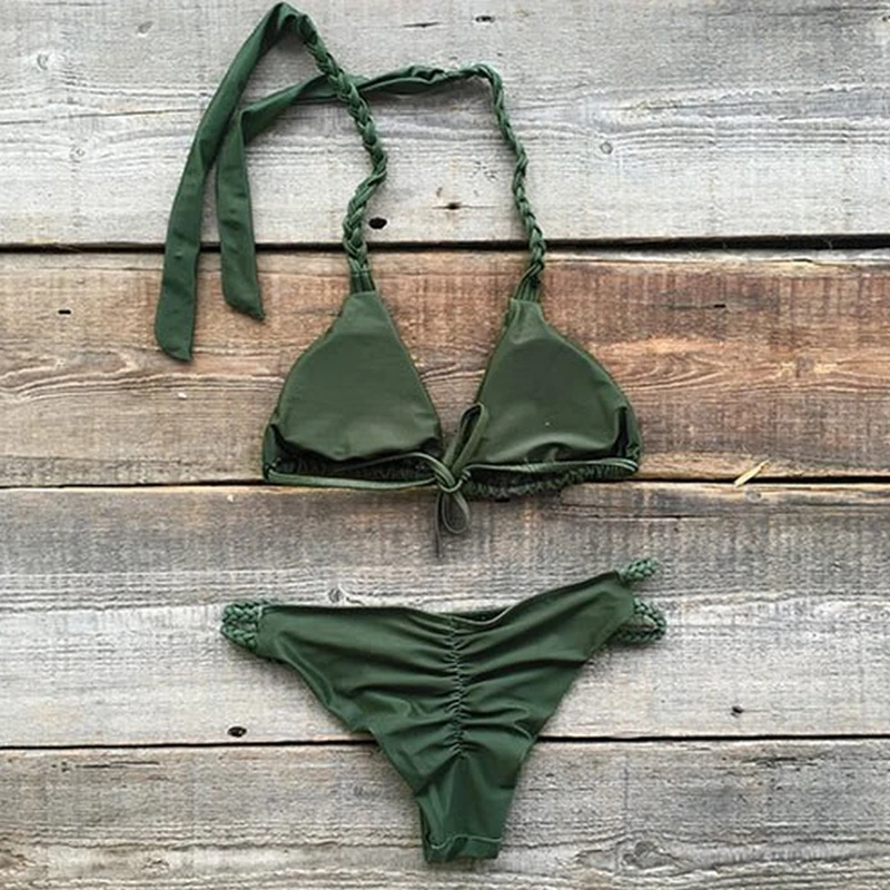 2017 комплект бикини сексуальный купальный костюм пуш ап микро бразильские на