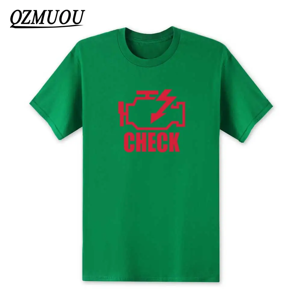 Green3 Модная футболка с контрольным двигателем, светильник, Мужская футболка, новая летняя хлопковая футболка с коротким рукавом и круглым вырезом, футболка для ремонта автомобиля, XS-XXL - Цвет: Green3