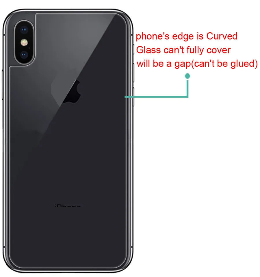 Nillkin задняя закаленная стеклянная Защитная пленка для iPhone X|glass protective film|glass