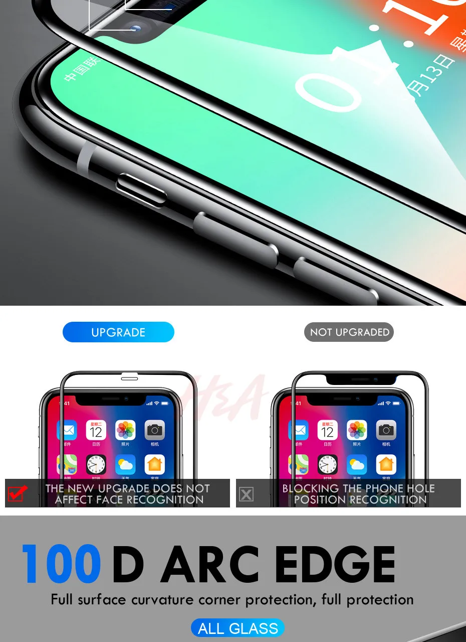 100D изогнутое Защитное стекло для iPhone 11 Pro Max 6 6s 7 8 Plus закаленное стекло для iPhone X XS MAX XR защита экрана