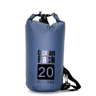 12-20L 2L/5L/10L/15L/20L черный водонепроницаемый мешок для наружного плавания мешок для хранения мужской рафтинг сухой мешок fot путешествия речной Tekking Экипировка Мужская t - Цвет: 12-20L