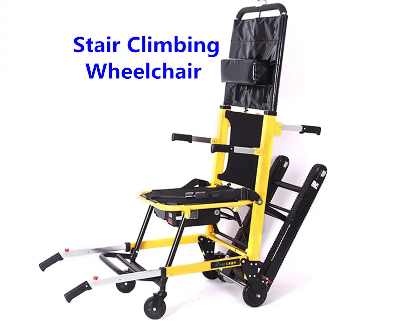 Aluminium Alloy Lightweight Folding Power Electric Stair Climber Wheelchair For Disabled ,Elderly images - 6