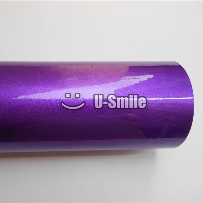 Лучшее Качество Фиолетовый Глянец конфетный фиолетовый виниловая пленка