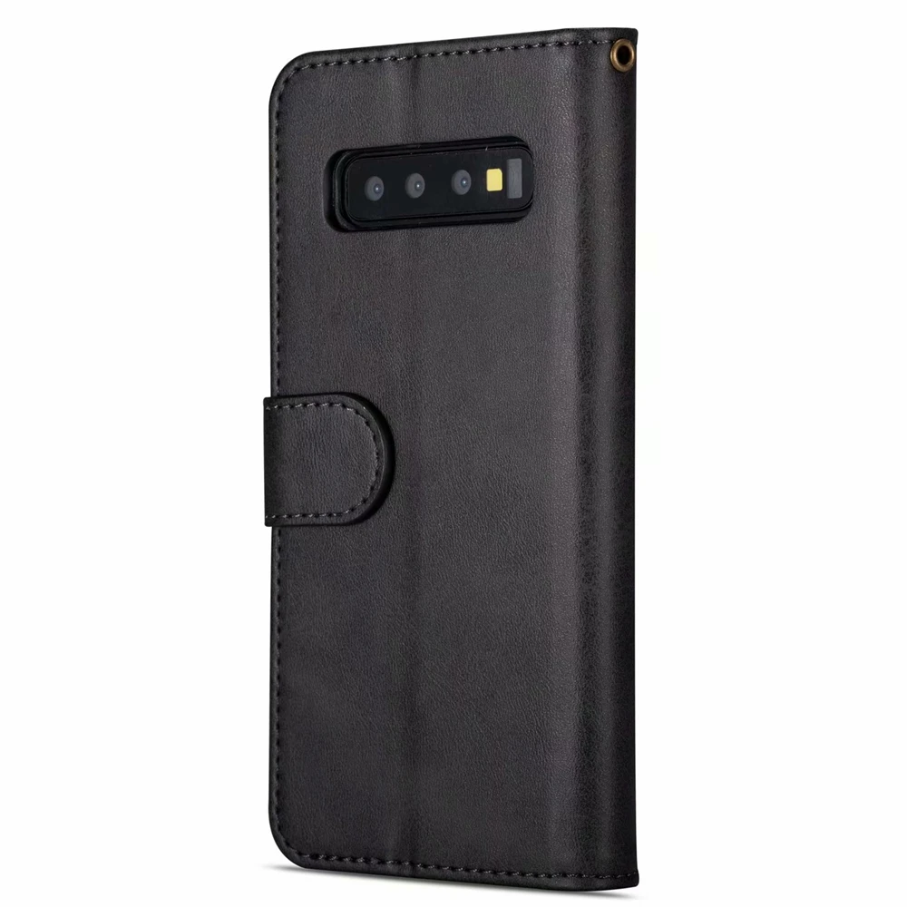 Кожаный чехол бумажник на молнии для Samsung S20 S8 S9 S10 Plus флип телефона Note 20 10 A10 A20 A50 A70
