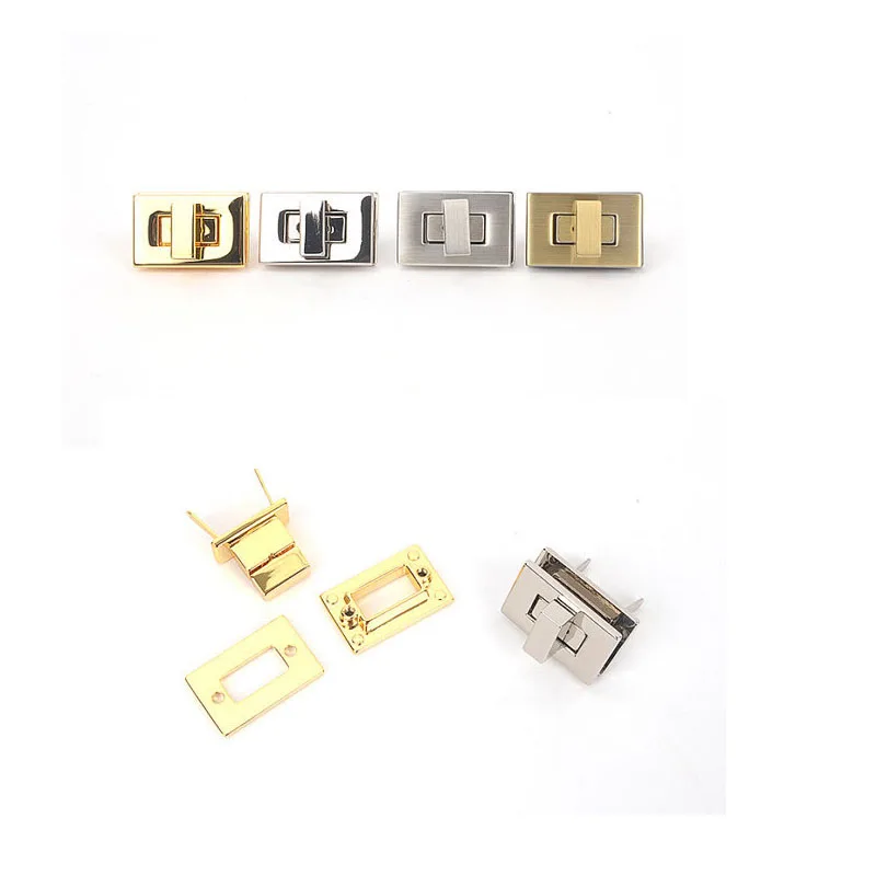 2.5cm Square Twist Mini Lock Closure,Turn Lock / Slide Lock