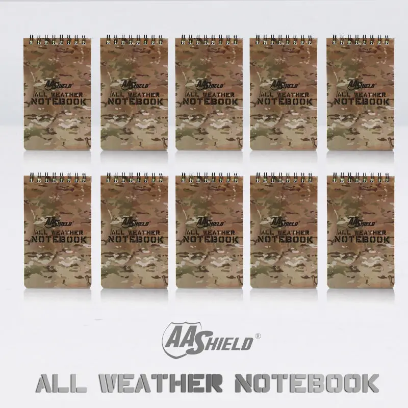 

AA Shield All Weather 3 "X5" водонепроницаемый Note Camo Outdoor Map ноутбук 10 шт. Бесплатная доставка