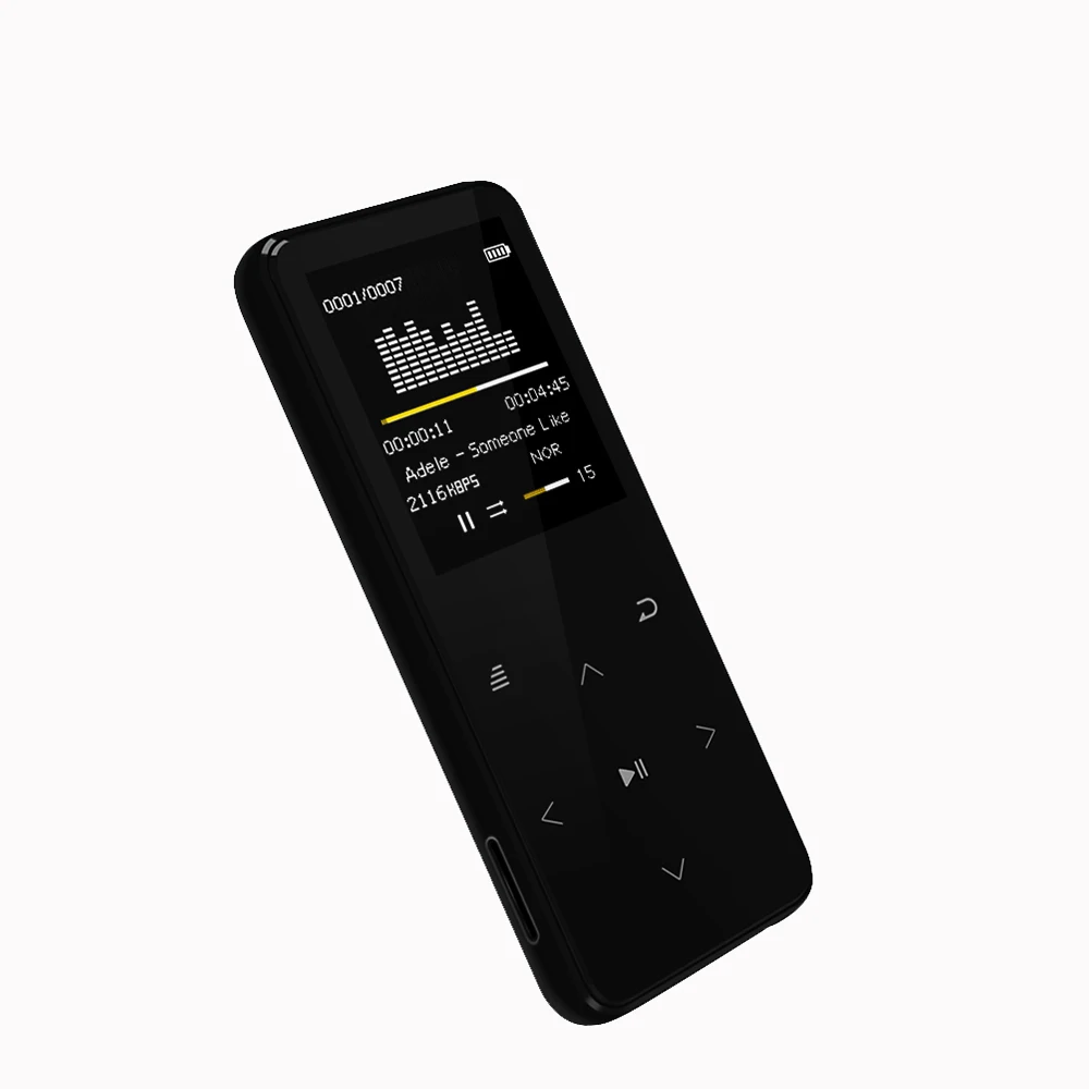 Саго M2 Bluetooth 4 0 MP3 музыкальный плеер 16 Гб 1 8 дюймов Цвет Экран цинковый сплав + 2.5D