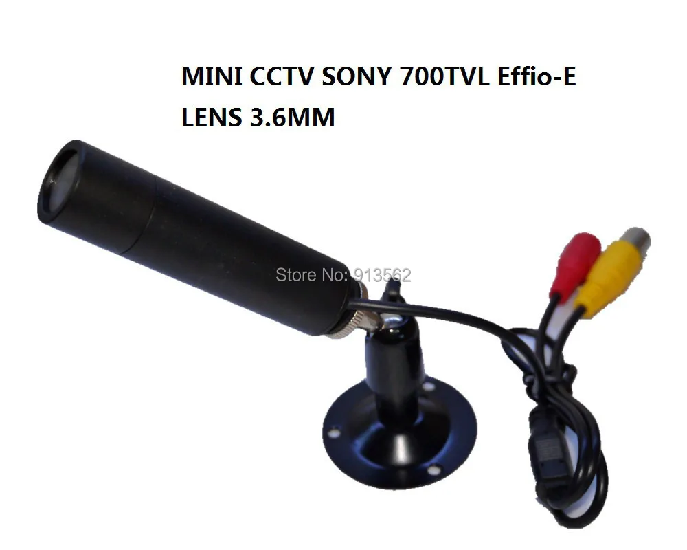 Бесплатная доставка: Водонепроницаемая мини камера видеонаблюдения Sony CCD EFFIO E