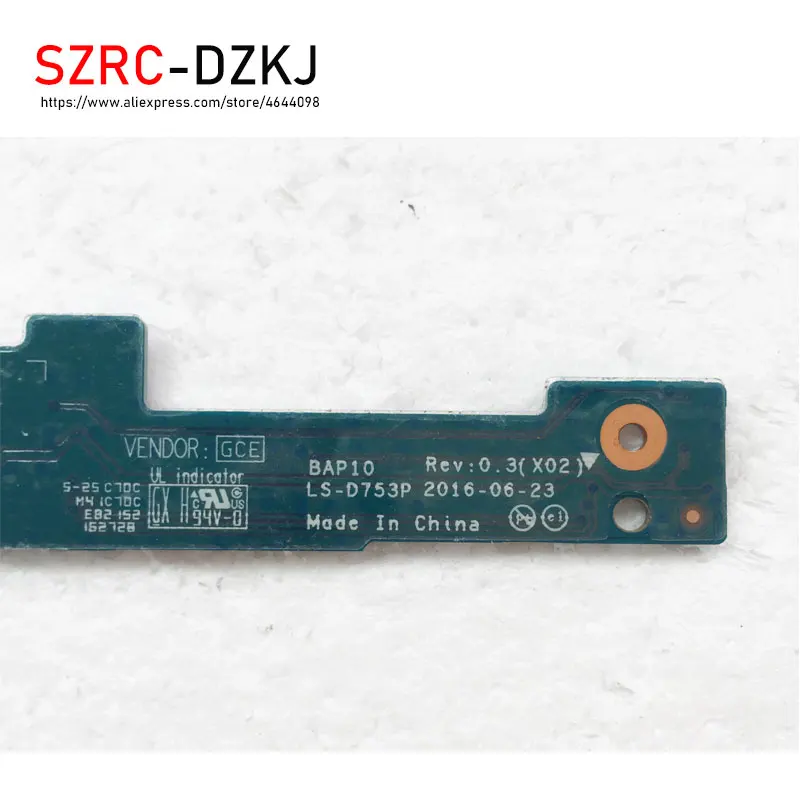 SZRCDZKJ оригинальный для Dell Alienware 15 R3 кнопочный выключатель питания LS