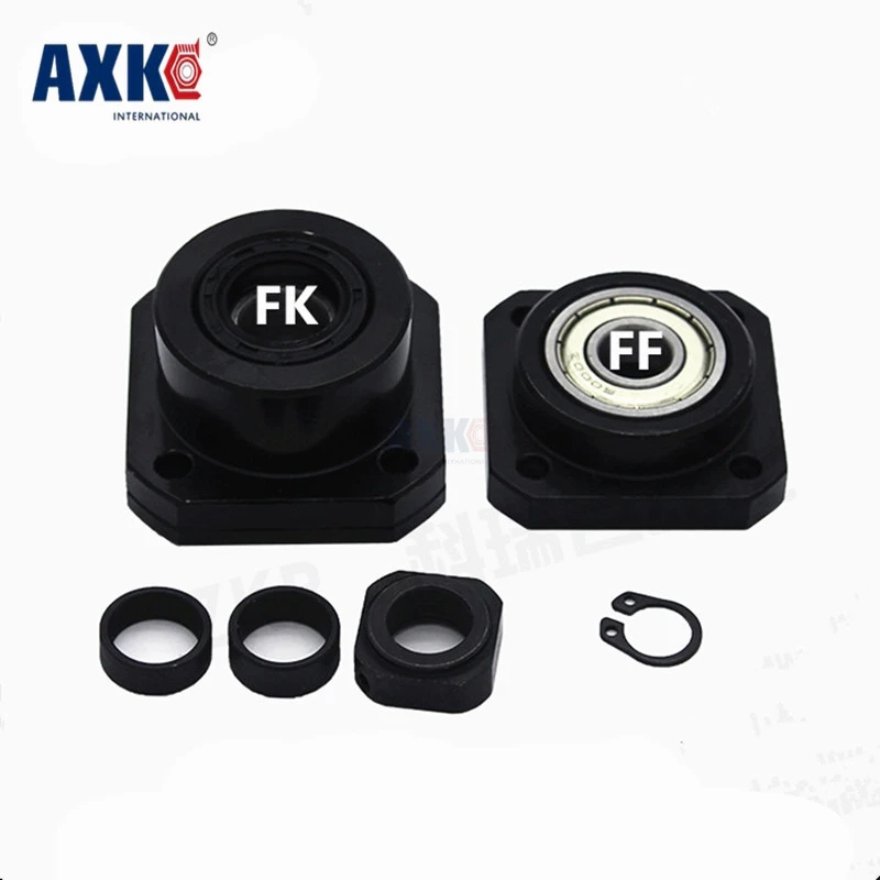 FK12 FF12 поддержка для 1605 1604 1610 набор: 1 шт. фиксированная сторона + плавающая CNC части