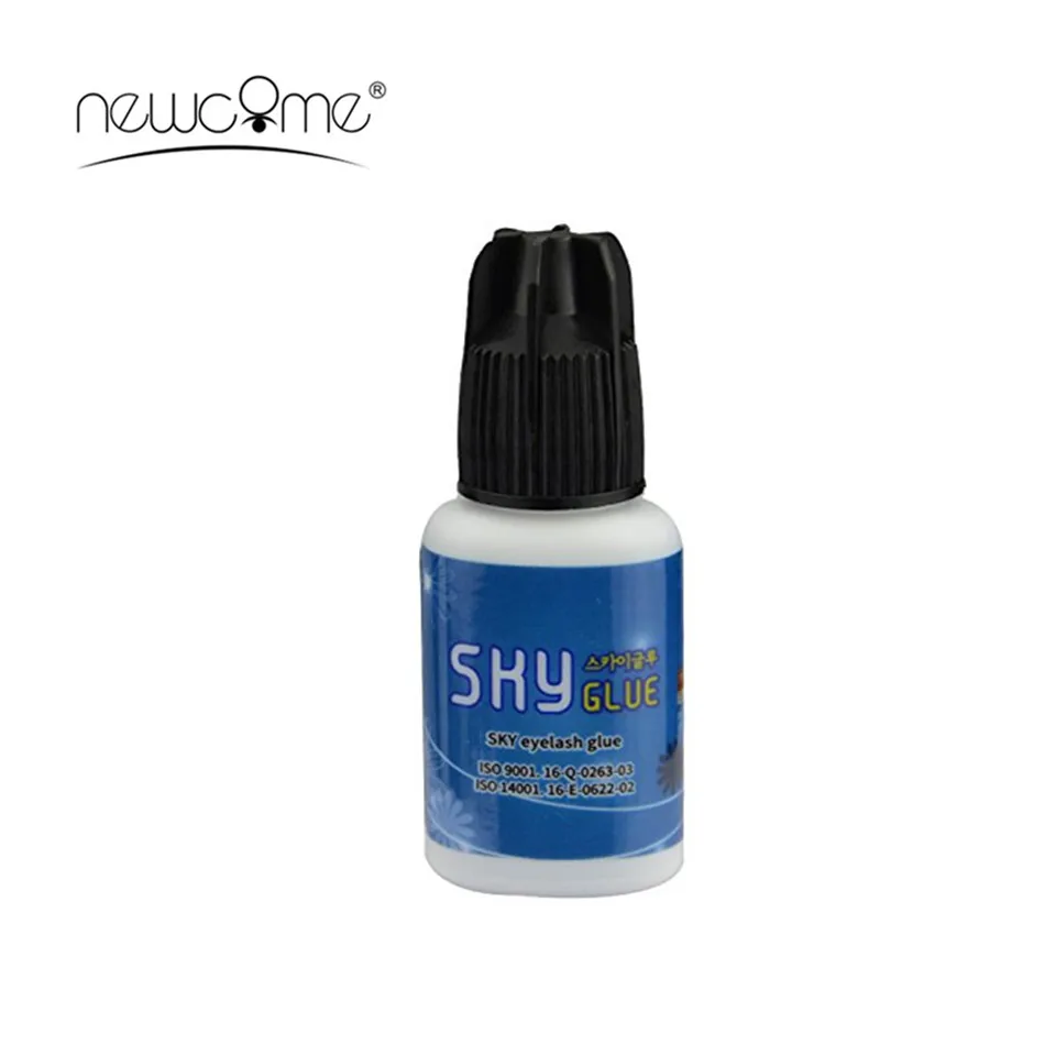 NEWCOME Sky клей для ресниц Корея черный клей быстрое высыхание корейский клей самый мощный аденсивный ресницы небо клей для наращивания ресниц