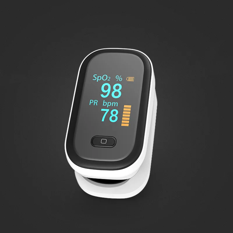 Portable Finger Pulse Oximeter Oximetro De Dedo Saturatiemeter Measure Blood Oxygen Monitor Spo2 OLED Saturometro Pulsioximetro - Цвет: no case