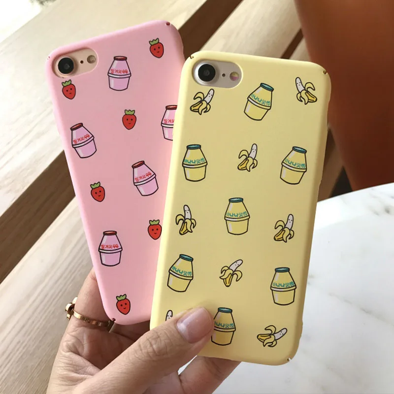 Горячая Мода конфеты милый молочный ящик для iphone 8 6S 7 Plus Чехлы мобильных