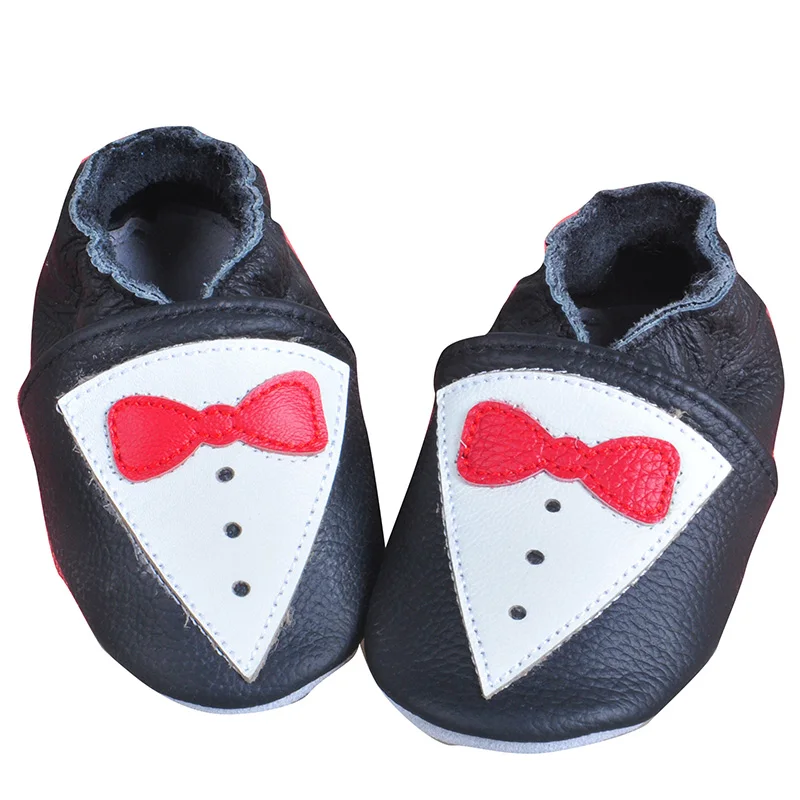 Mother Nest Soft Leather Baby Boys Girls Infant Shoes Slippers 0-6 6-12 12-18 New Style Skid-Proof Kids |