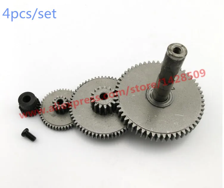 

4 pcs/lot Alloy Steel Reduction Gears Modulus Gear DIY Micro Motor Transmission Parts Gear Box Mating Parts