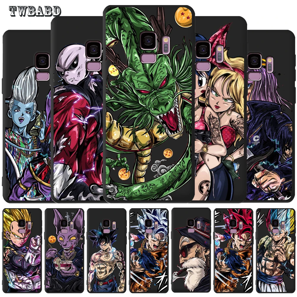 Dragon Ball Супер Саян Гоку Вегета Дракон Чехол для телефона для samsung Galaxy S9 S8 S10 плюс S7 S6 край S10 Lite Note9 8 крышка Etui