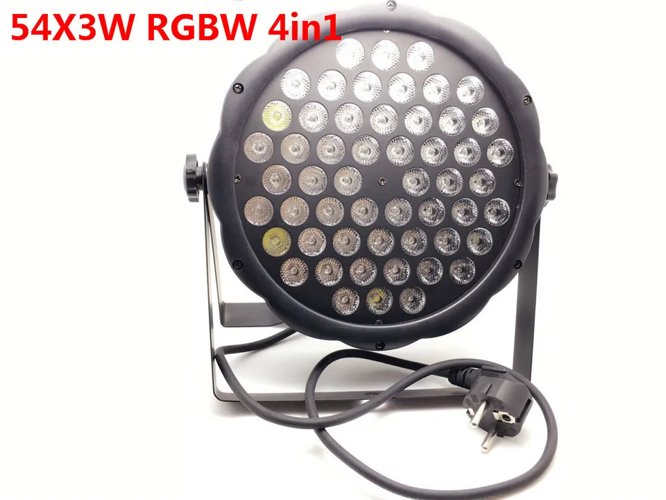 54x3 W светодиодный Номинальный DJ Par PORTATO Lavaggio RGBW Luce делла Дискотека DMX контроллер