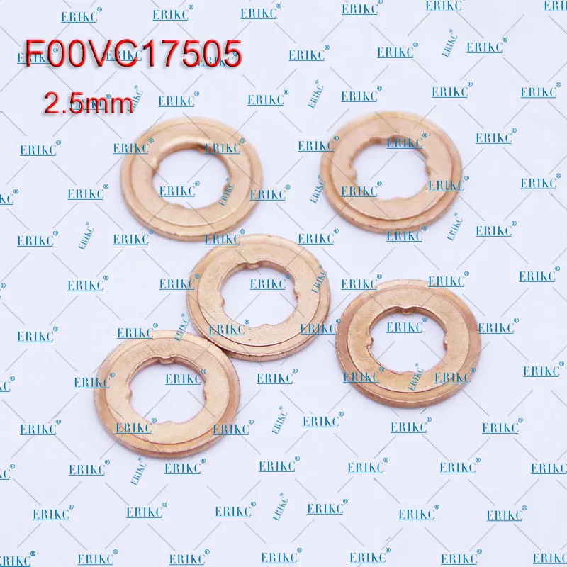 Форсунка инжектора F00VC17505 ERIKC медная шайба F 00V C17 505 (размер: 7 1*15*2 5) медное кольцо F00V