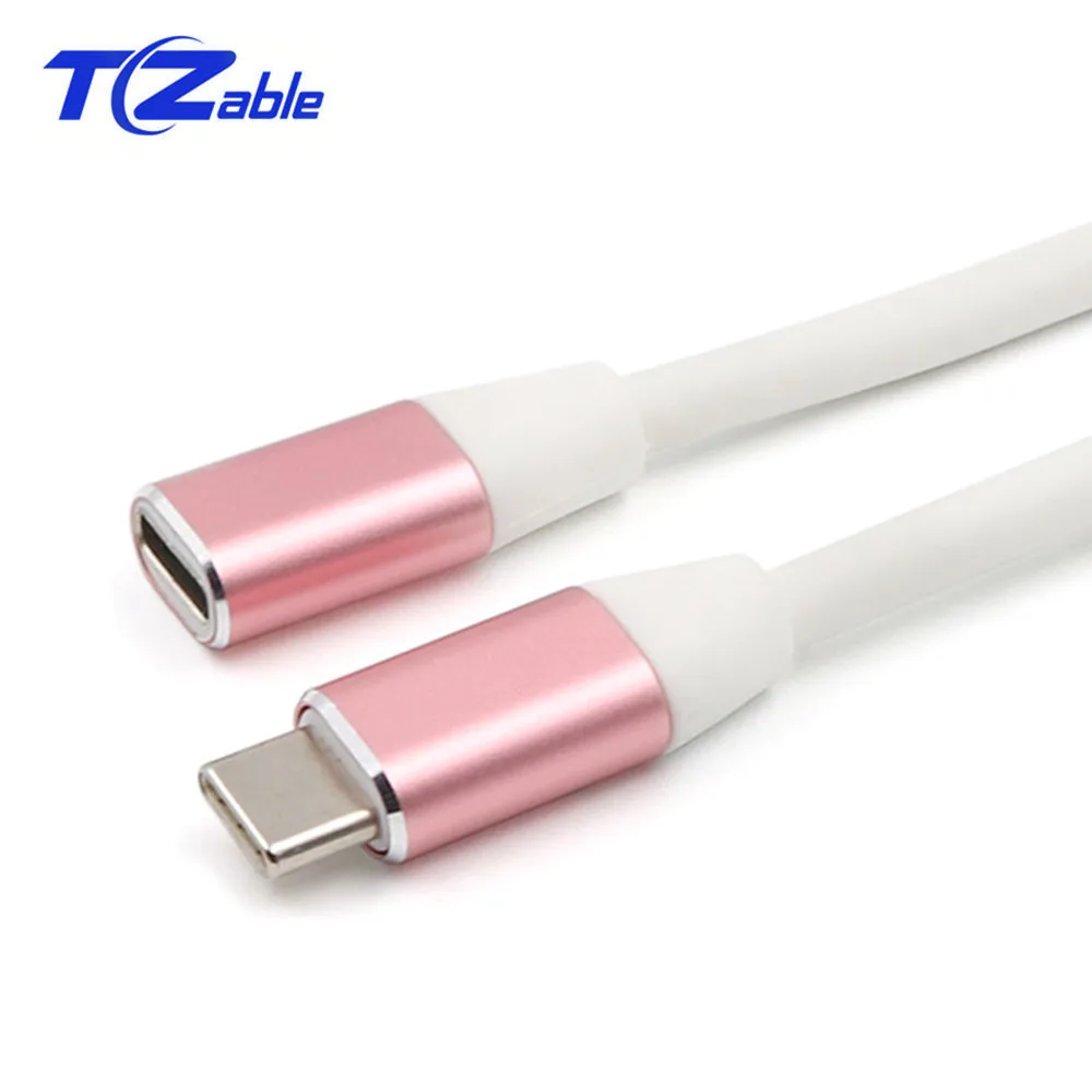Удлинительный кабель USB C типа Папа мама для Macbook кабели конвертер зарядный 3 1