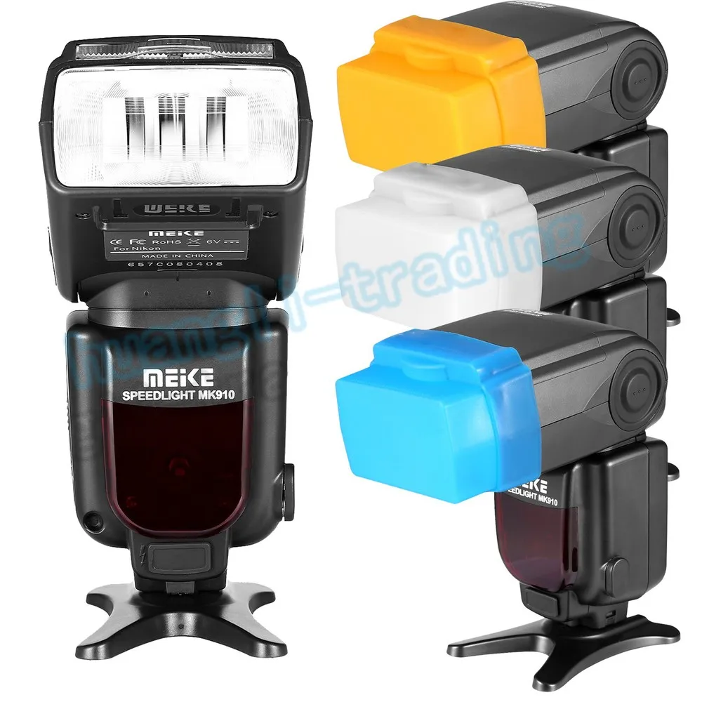 Вспышка Meike MK910 MK 910 i TTL HSS Speedlite для Nikon as SB900 D750 D800 + 3 диффузора D7100 D600 DSLR|speedlite