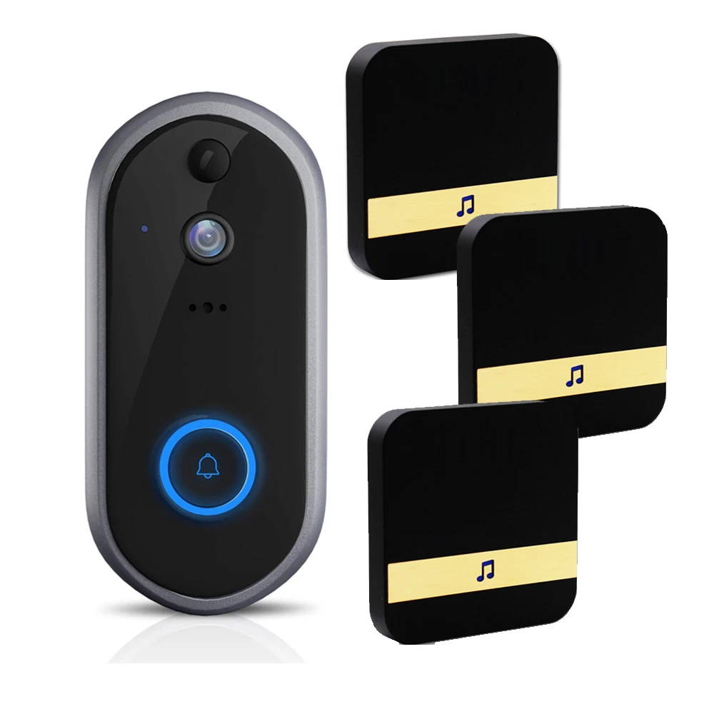 M6-720-3433 Cdycam 720 P Беспроводной IP дверной звонок Камера видео WI-FI телефон двери Батарея домофона Интерком ели сигнализации ИК ночного видения IP камера - Цвет: M6-720-3433