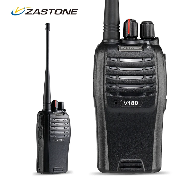 Профессиональная рация Zastone V180 7 Вт 2200 мАч литий ионный аккумулятор двухстороннее