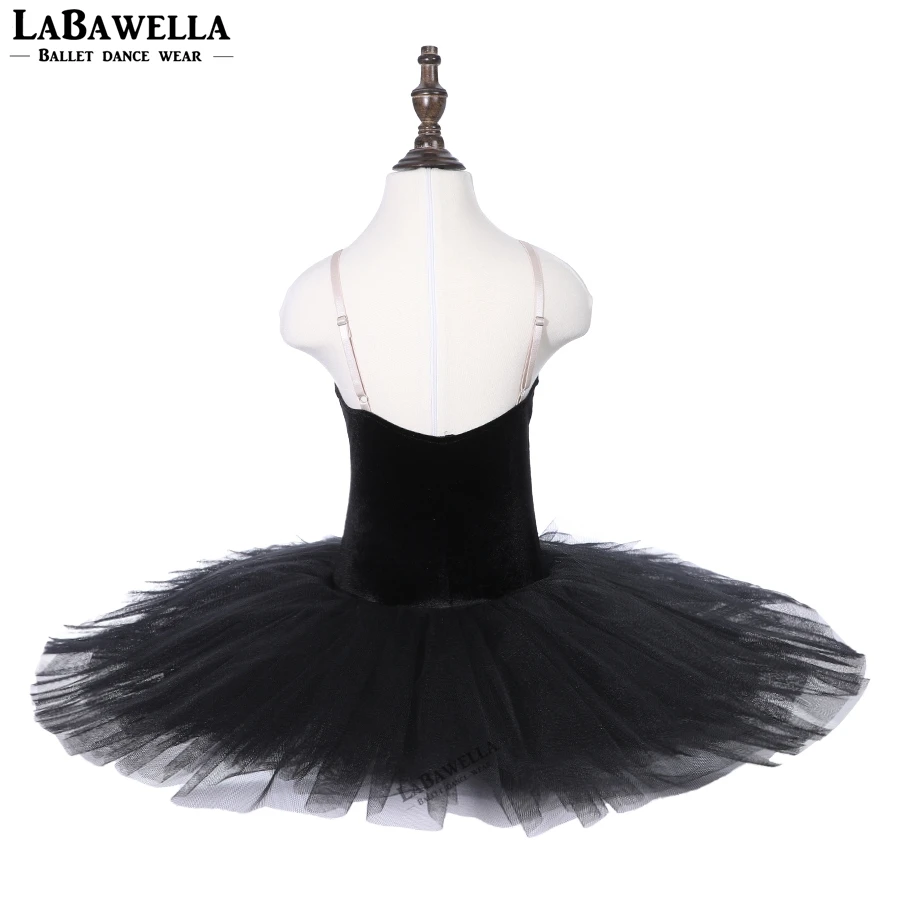 Танцевальное платье пачка для балета девочек подростков с черным лебедем