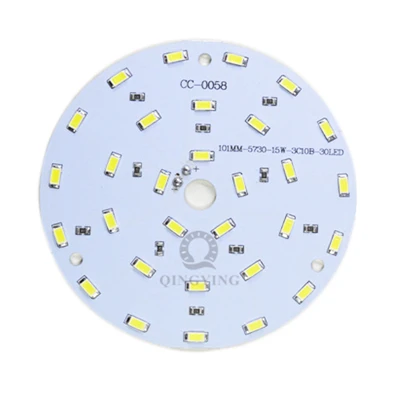 15W 10 шт. DC 12 В светодиодный светильник 5730 SMD печатная плата 3 Вт 5 Вт 7 Вт 9 Вт 12 Вт 15 Вт 30 Вт 45 Вт светильник для дома светильник ing DIY лампа - Испускаемый цвет: 15W